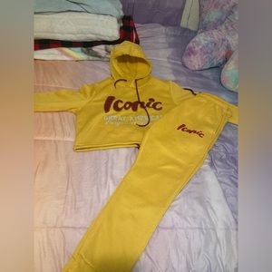Yellow Hoodie and Pants